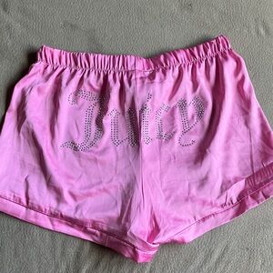 Juicy Couture Pink Lounge Shorts- Brand New!